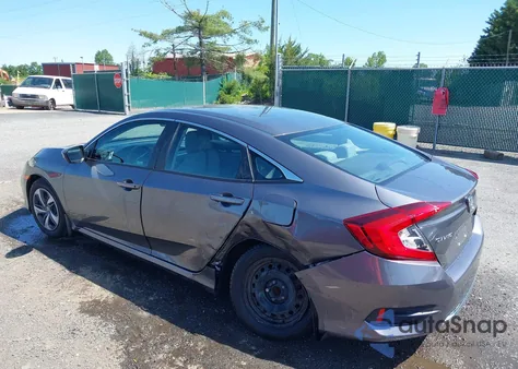 2019 Honda Civic Lx из США, поврежденный, VIN 2HGFC2F64KH595797